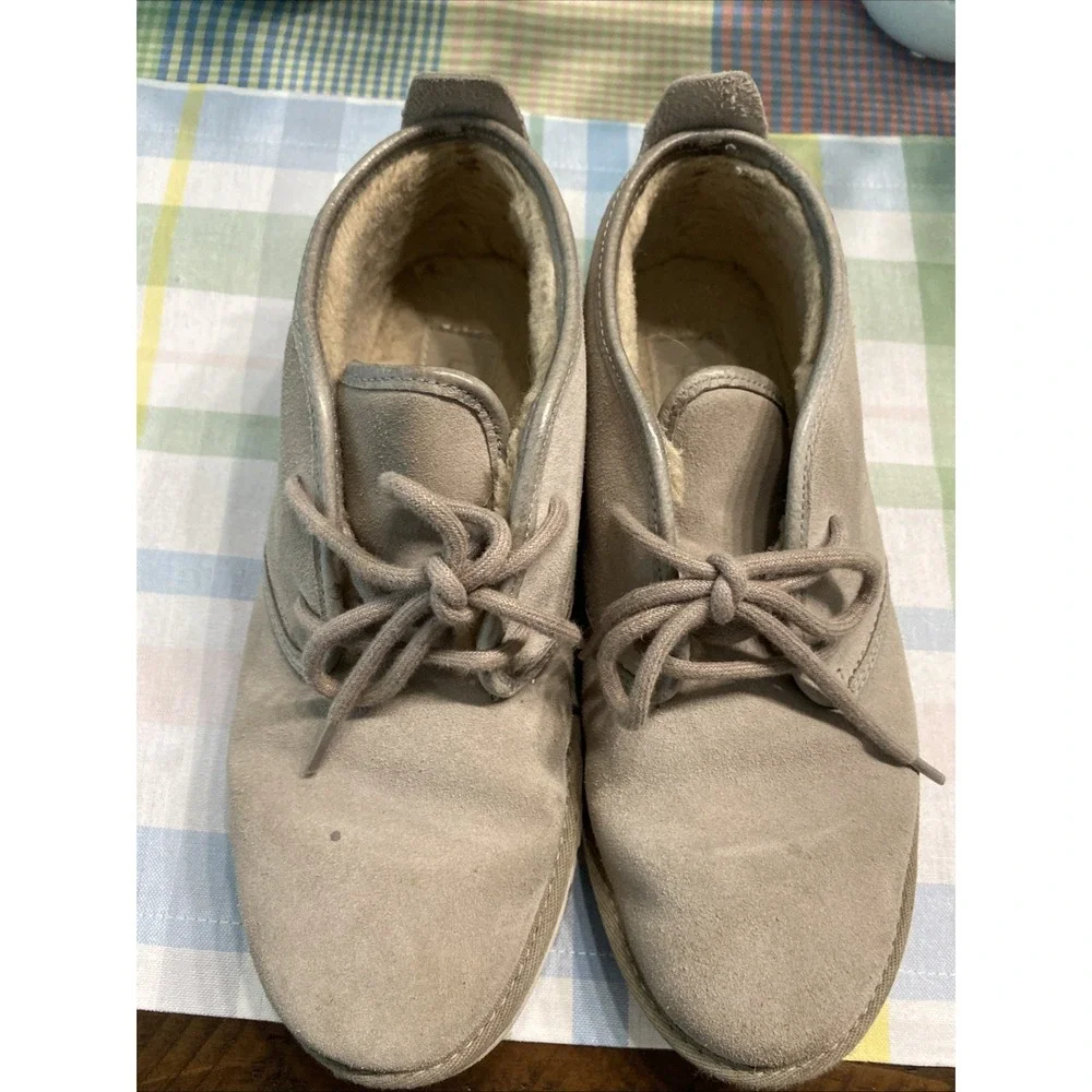 UGG Men's Size 7 Casual Suede Chukka Boots Fleece Lined Warm‎ Winter Shoes